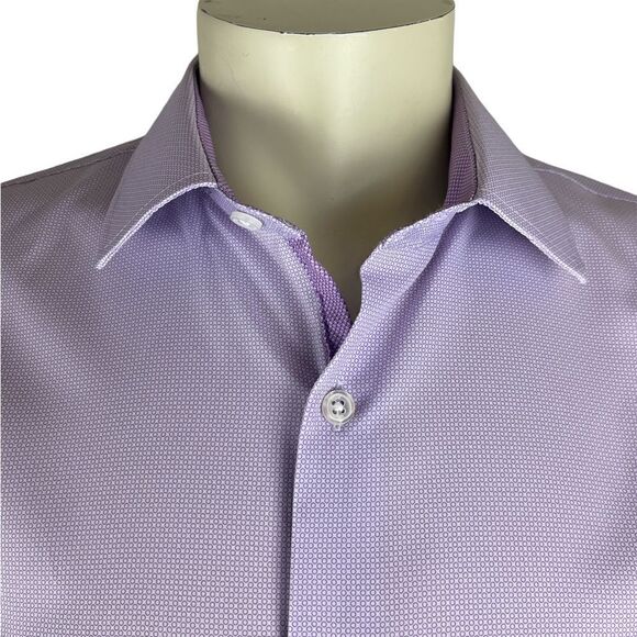 Work Rest Karma L/S Casual Button Down Like New Cond 4-Way Stretch Size 17.5 - Picture 3 of 6